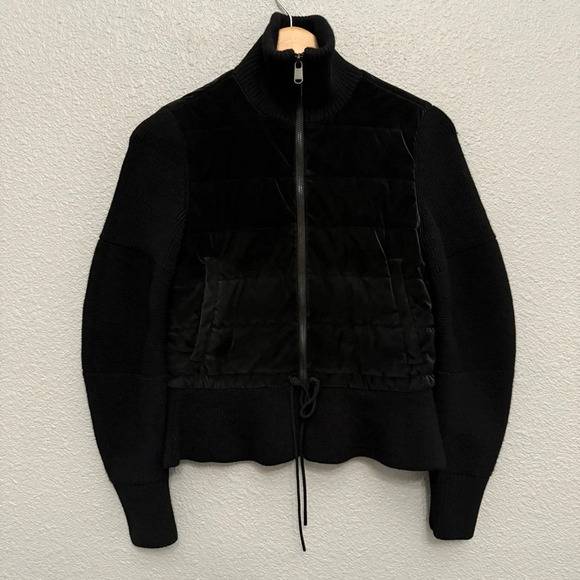 ATHLETA Hanover Hybrid Black Puffer Jacket Size XXS Full‎ Zip - Picture 3 of 8